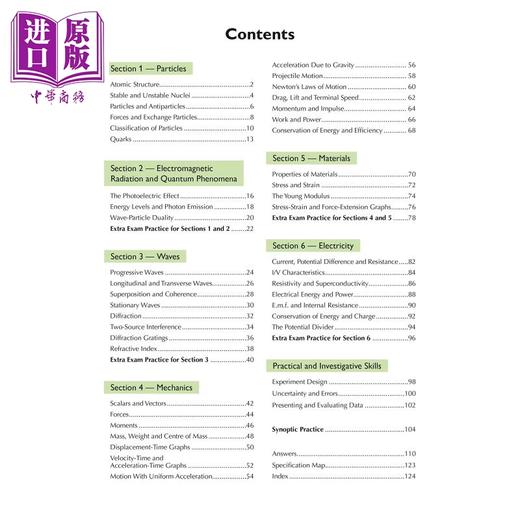 【中商原版】英国CGP A-Level Physics: AQA Year 1 & AS Complete Revision & Practice with Online Edition 商品图2