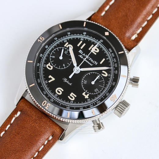 NOOB新品宝珀全新Ait Command空军司令系列AC02，极具传奇色彩的计时码表，新款空军司令在设计上忠于历史传统，并将上世纪50年代的复古风格和宝珀的高级制表工艺充分融合！ 商品图11