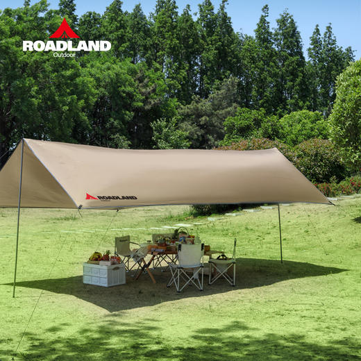 洛得兰德四角涂银天幕LD-TM101流沙金 3*4M 商品图0