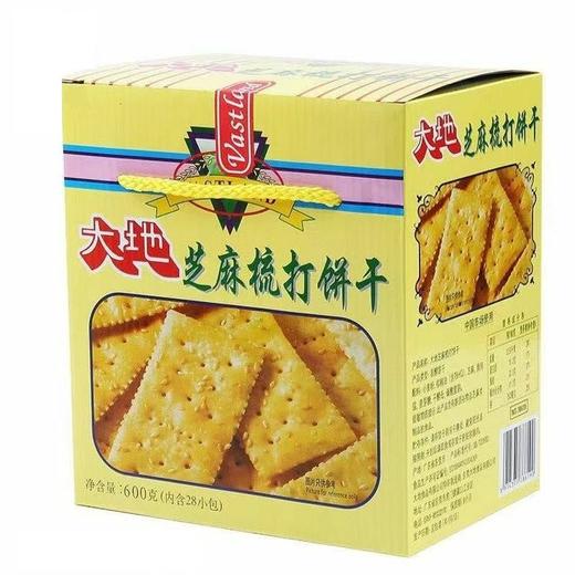 600g大地芝麻梳打饼干 商品图0