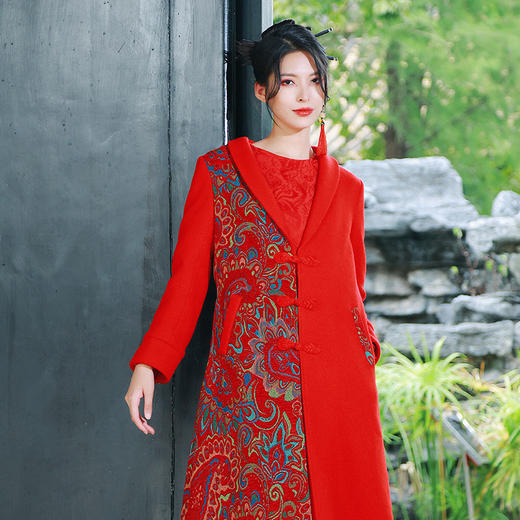 锦瑟翻领长外套 | 加厚设计 | 现货加急发 商品图3