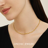 Onchic波浪纹项链女轻奢小众设计感锁骨链素链叠戴蛇骨链日常百搭 商品缩略图2