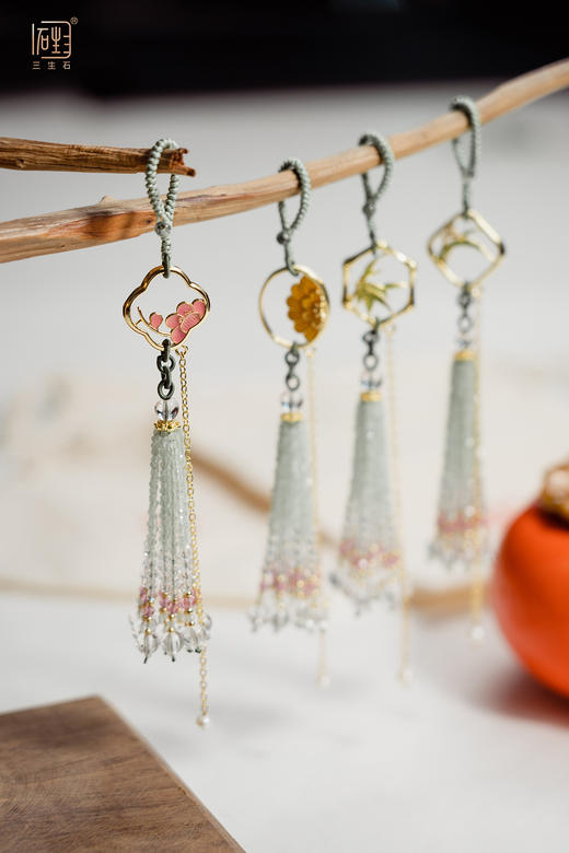 “柿柿如意”罐+原创“梅兰竹菊”压襟 商品图2