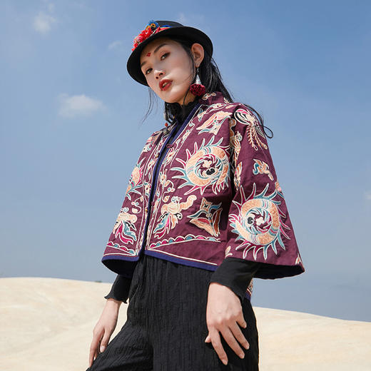 万凰刺绣短外套|杨丽萍老师同款 | 现货加急发 商品图5
