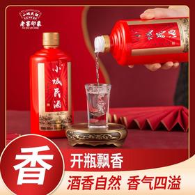 【纯粮食高粱酿！小城民酒】泸州52度42度特曲老窖纯粮食高粱酒酒水白酒整箱浓香型四川曲酒-觅食坊健康