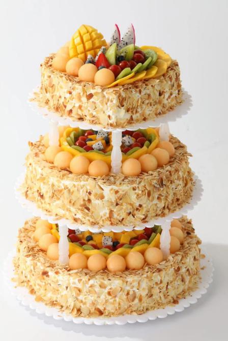 【鲜果蛋糕销量NO.1】多层多磅数全心全意蛋糕，缤纷鲜果，果香四溢，好评如潮（6P399.9
9P699/15P899/30P1399
/40P1799*） 商品图1