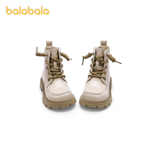 巴拉巴拉儿童靴子童鞋宝宝马丁靴2023秋冬中小童短靴潮流大气甜美 商品图4