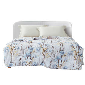 富安娜微风拂语印花抗菌被