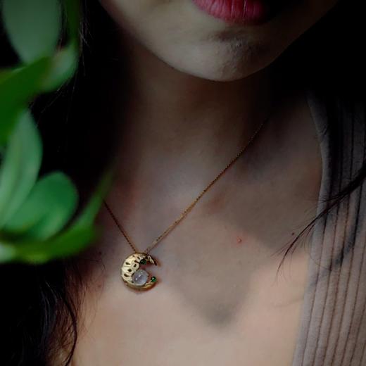 【童话】18k镶嵌翡翠项坠 商品图9