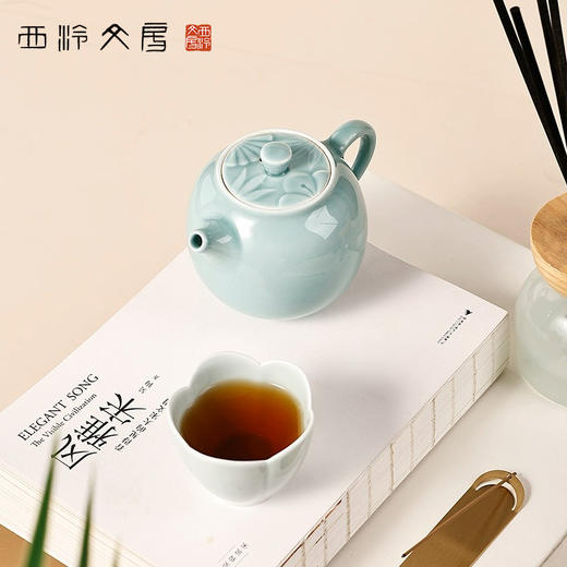 西泠文房 知君子茶器茶具套装梅兰竹菊一壶四杯中式文房茶室工夫茶品茗商务文房礼盒中秋送礼 商品图4