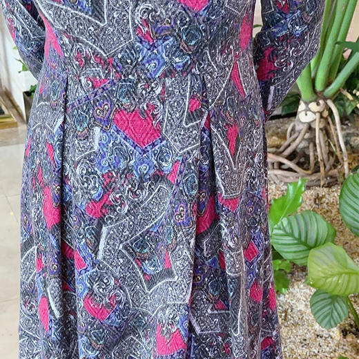 SAINT L’UCK/圣媛女装秋季中长款花色连衣裙SA319L13 商品图3