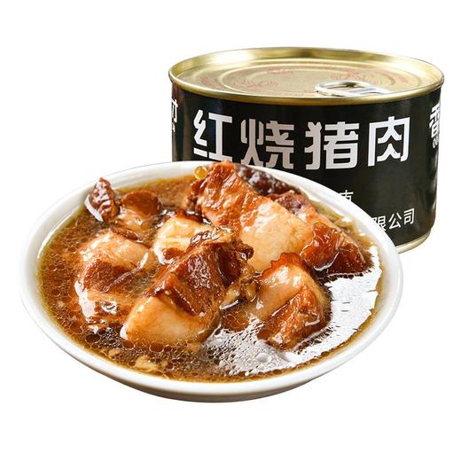 【罐大多肉！肥瘦相间】红烧猪肉罐头500g罐装即食午餐肉罐头方便速食品肉食户外下饭菜熟食红烧肉罐头家庭应急长期储备食品超长保质期大份量囤货-觅食坊健康 商品图4