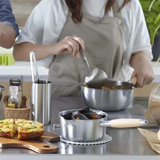 【清仓特惠7折，仅1件，无货退款】日本吉川木柄雪平锅20cm-防洒 商品图3