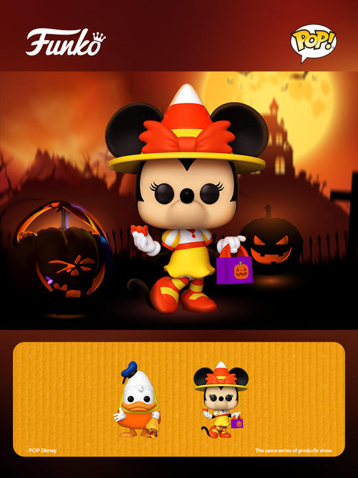 Funko POP 动画迪士尼万圣节米妮公仔手办摆件 64088 商品图1
