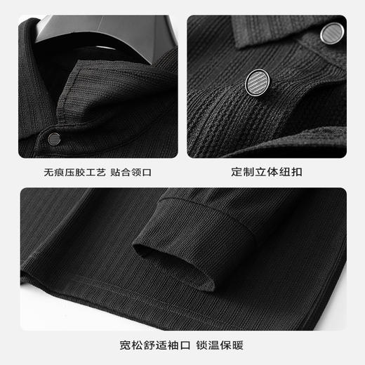 【新款DDA】大依优型大码长袖Polo衫翻领加肥加大肥佬休闲商务宽松透气上衣秋装 商品图3