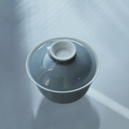 景德镇 忘言/知鱼在川茶碗 手绘盖碗带盖泡茶茶盏茶碗手绘陶瓷茶具 商品图7