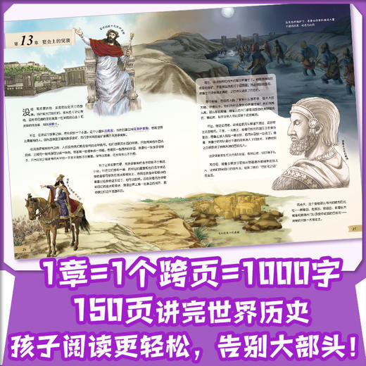 画给孩子的世界历史 更适合当代中国孩子阅读的世界历史！ 商品图2