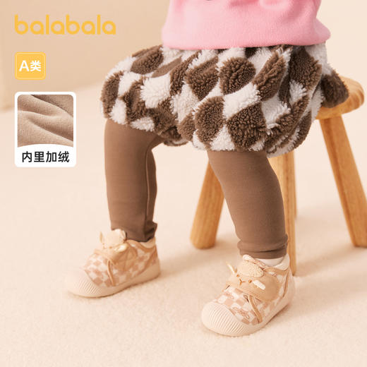 巴拉巴拉儿童棉裤男童长裤新款秋冬女童裤子外穿假两件时髦潮 商品图1