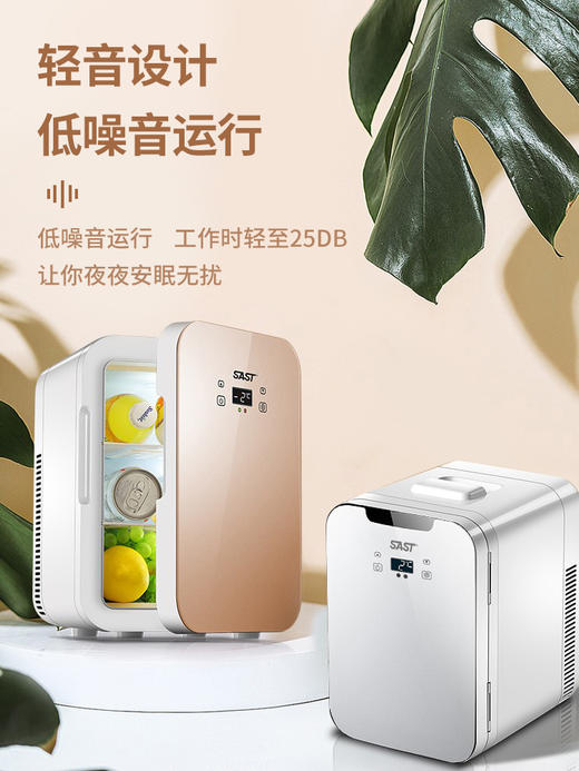SAST迷你小冰箱母乳储奶专用小型宿舍美妆面膜mini化妆品车载 商品图0