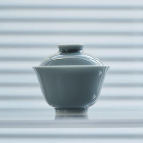 景德镇 忘言/知鱼在川茶碗 手绘盖碗带盖泡茶茶盏茶碗手绘陶瓷茶具