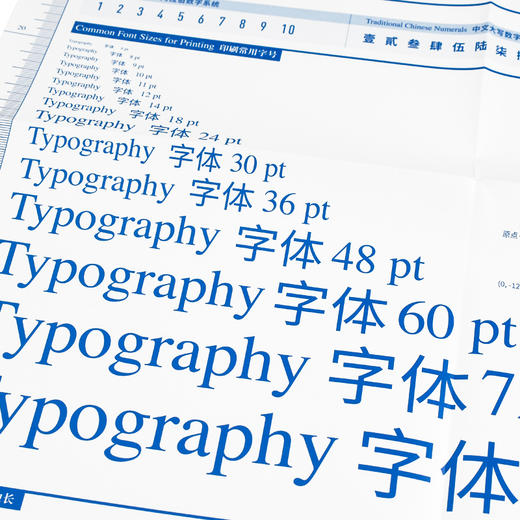 【SendPoints】字体使用备查表(海报) 中英双语原版艺术平面字体设计 实用多功能海报 商品图4