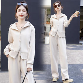 绣花宽松，休闲时尚卫衣套装HRYZ2301