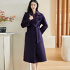 剩L 米思阳冬季新款简约高端100%羊毛双面呢毛呢大衣长款外套女厚1227 商品缩略图5