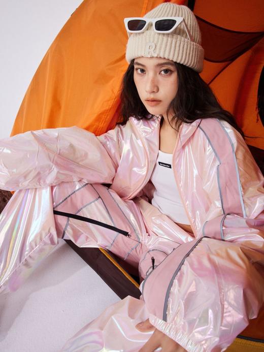 【五折清仓】YetiSnow 雪怪出没 小众滑雪服套装防水加棉防风粉色炫彩男女同款 Y0090 商品图1