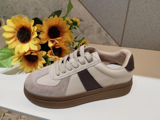 索菲亚2023拼色百搭休闲软底德训女鞋 商品图2