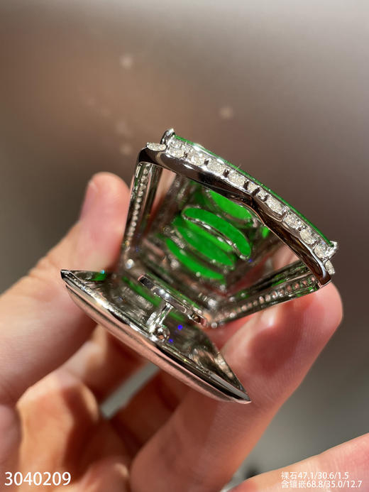 老坑帝王绿无事牌吊坠【3040209】具体价格微信咨询 商品图7