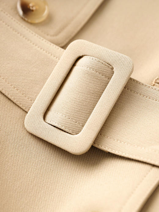 气质干练百搭不挑人，宽松收腰风衣外套WLZD-2320804 商品图3