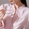 芳外【法式系带衬衫】23秋款灯笼袖显白女式衬衫 商品缩略图4