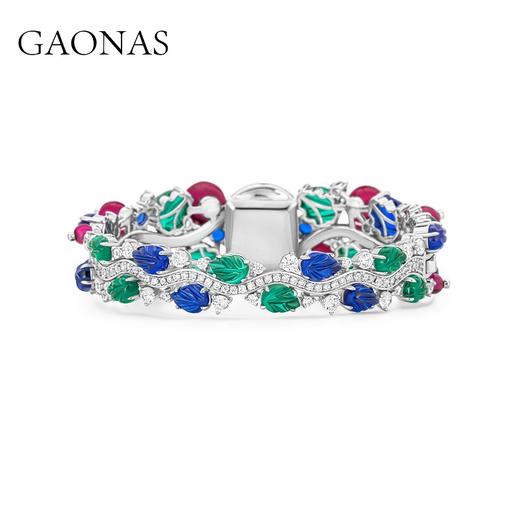 GAONAS/高纳仕 【森林精灵】女士气质百搭时尚镶嵌手表腕表10125SR 商品图2