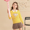 mettekids儿童羊绒衫秋冬新款花瓣领针织衫女童鹅黄洋气薄款毛衣 商品缩略图4