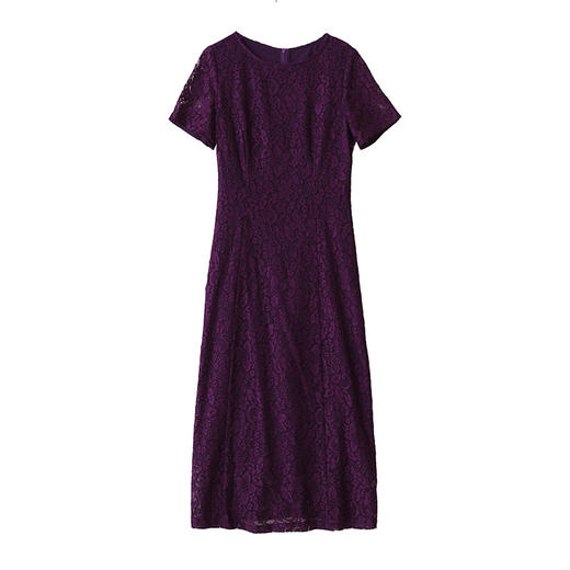 AHM-mmjp8511法式性感蕾丝镂空连衣裙气质穿搭减龄长裙 商品图4