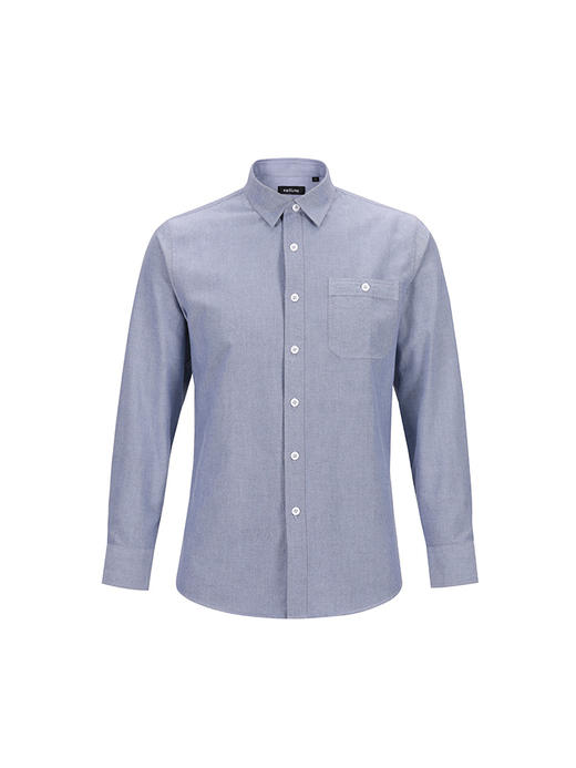 callisto灰色全棉衬衫长袖 FSSTL301X GY 商品图3