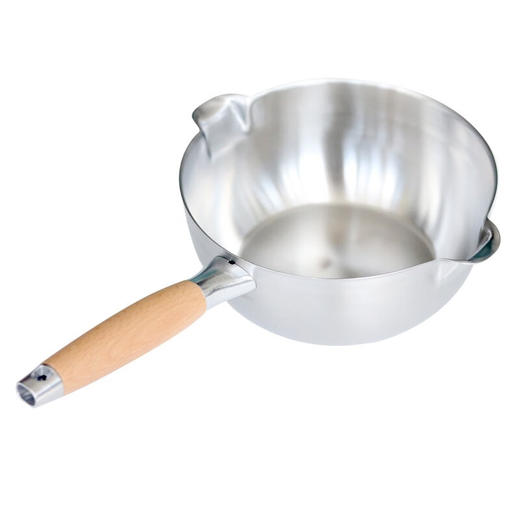 【清仓特惠7折，仅1件，无货退款】日本吉川木柄雪平锅20cm-防洒 商品图0