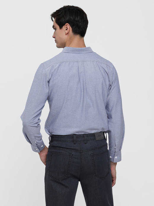 callisto灰色全棉衬衫长袖 FSSTL301X GY 商品图2