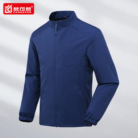 秋冬季商务夹克工作服外套男士领导干部企业团队冲锋衣定制印logo