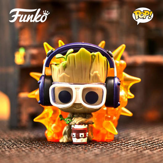 Funko POP I AM Groot美漫漫威格鲁特与引爆器手办摆件 70653 商品图2