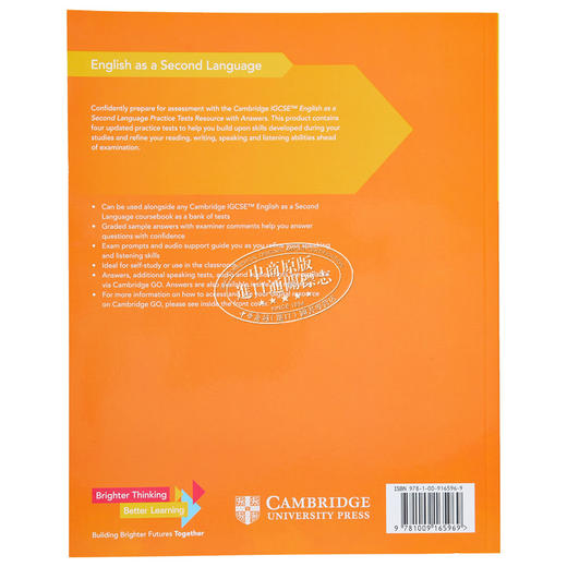 【中商原版】Cambridge IGCSE™ English as a Second Language Practice Tests with Answers with Digital Access 商品图1