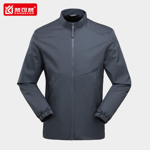 秋冬季商务夹克工作服外套男士领导干部企业团队冲锋衣定制印logo 商品图1