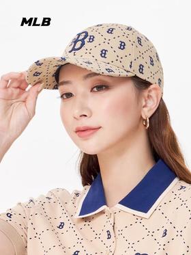 【云粉节】6楼MLB男女情侣满印老花运动棒球帽休闲新款，吊牌价469