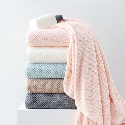 毛巾浴巾加大菠萝格批发珊瑚绒洗澡巾浴巾女沙滩巾吸水专用儿童 商品图2