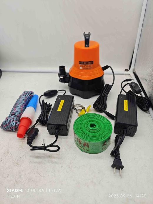 货号07673全铜无刷潜水泵1寸可用220V电压可插电瓶车36V48V60V72V可用 商品图0