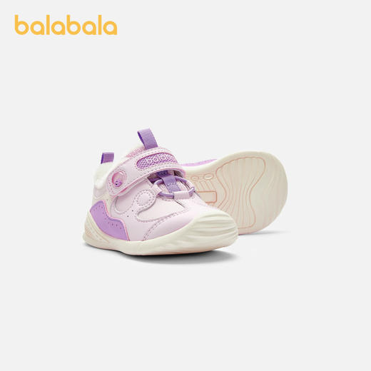 巴拉巴拉宝宝学步鞋婴儿鞋子男女童鞋秋冬机能鞋新款加绒轻便 商品图1