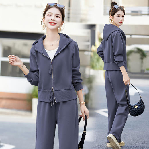 绣花宽松，休闲时尚卫衣套装HRYZ2301 商品图4