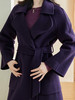 剩L 米思阳冬季新款简约高端100%羊毛双面呢毛呢大衣长款外套女厚1227 商品缩略图7