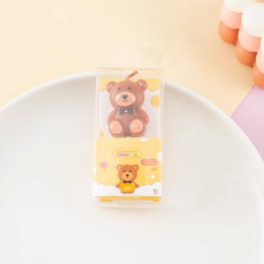 小棕熊蜡烛 商品图0
