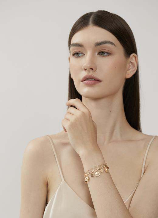 SOL DE VERANO 多吊坠太阳神手链 商品图5